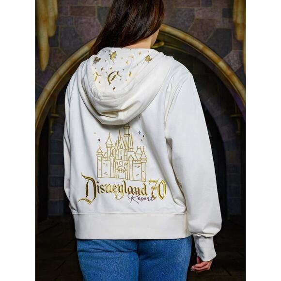 Disneyland Resort Vault 70th anniversary Zip Up Hoodie Size XL New - Picture 3 of 16